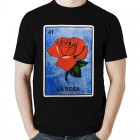 La Rosa (Rose) Loteria Mens T-Shirt Wholesale